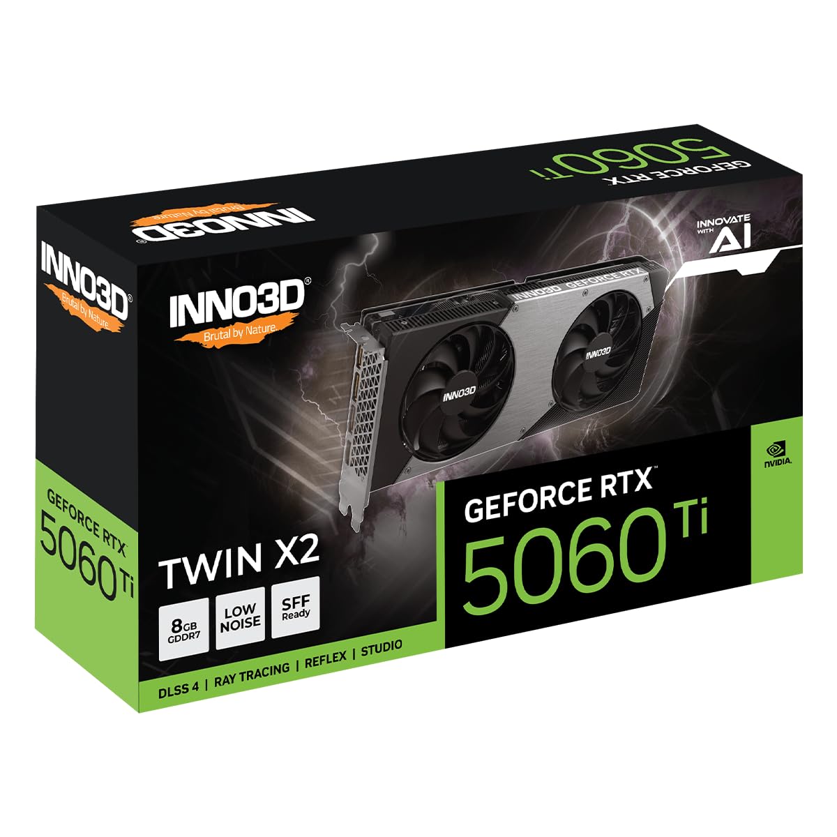 Amazon.com: INNO3D NVIDIA GeForce RTX 5060 Ti Twin X2 8GB GDDR7